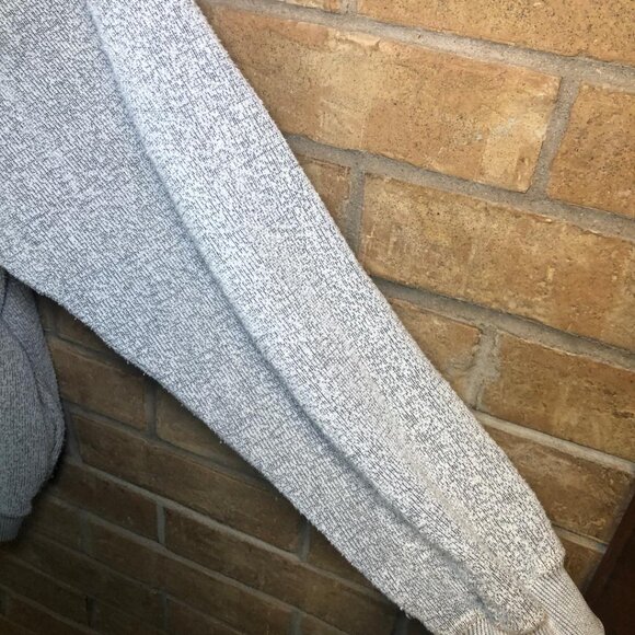 Vintage Y2K Big Dogs Gray 1/4 Zip Pullover Sweater Embroidered Logo Pockets Sz L - Picture 9 of 9